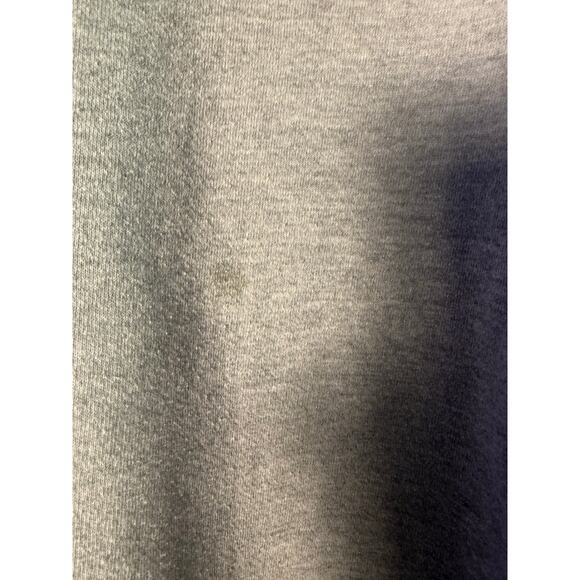 Y2K Heavyweight Lee IU Indiana University Gray Crewneck Pullover Sweatshirt XL - Picture 3 of 4